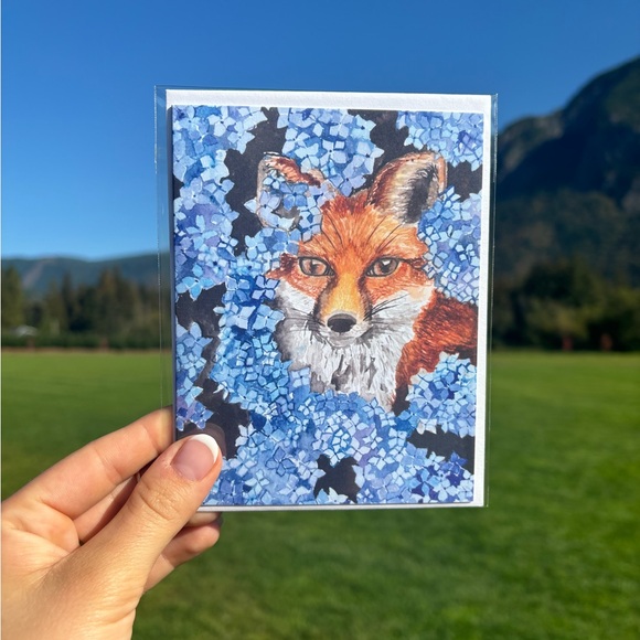 The Wildflower Company Set of 4 Watercolor Art Greeting Cards - Picture 5 of 6